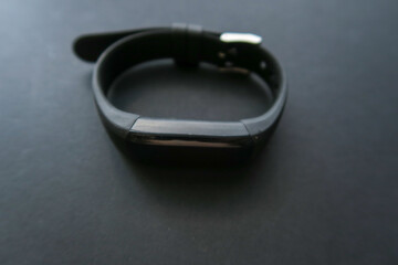 handcuffs on black background