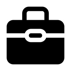 briefcase glyph icon