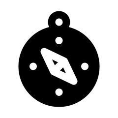 compass glyph icon