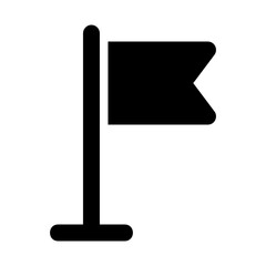 flag glyph icon