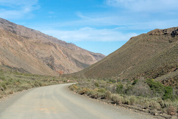 Road between Seweweekspoort and Laingsburg