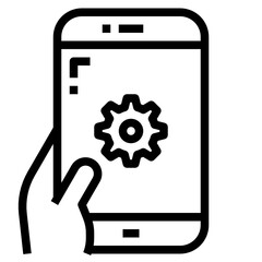 Setting outline icon