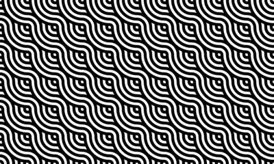 Fototapeta premium ABSTRACT CIRCLE BLACK AND WHITE BACKGROUND