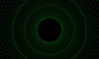 ELECTRO WIRE PATTERN CIRCLE BACKGROUND GREEN