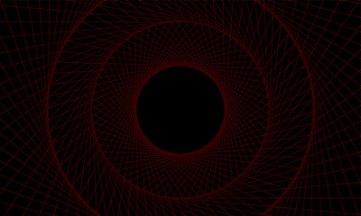 ELECTRO WIRE PATTERN CIRCLE BACKGROUND RED