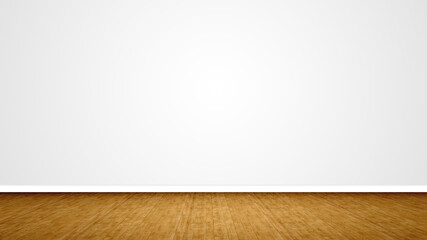 Concept or conceptual vintage or grungy brown background of natural wood or wooden old texture floor as a retro pattern layout on white. A 3d illustration metaphor to time, material, emptiness,  age 