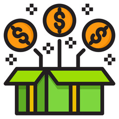 box color line style icon