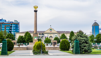  Chechen Republic. Monument 