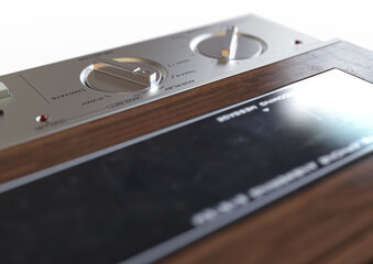 Fototapeta premium 80's Vintage Answering Machine