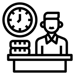 Banking outline icon