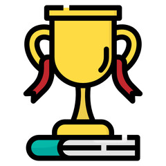 thophy line icon