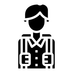 student glyph icon