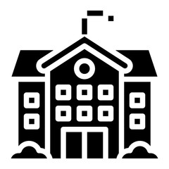 university glyph icon