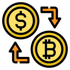 exchang line icon