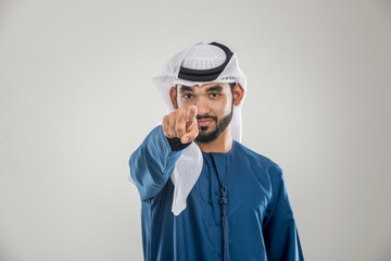 Arabian man with traditional dress