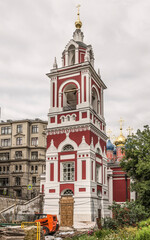Obraz premium Church of St. George in Moscow on Varvarka