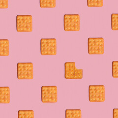 seamless pattern with cracker