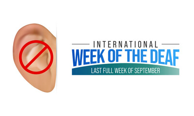 International week of the Deaf is observed every year during September, it is celebrated through various activities and events by Deaf Communities worldwide and aims to promote human rights for people