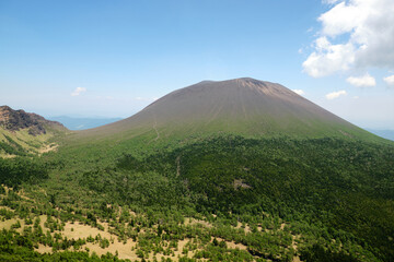 黒斑山、蛇骨岳、仙人岳　Jバンド　 浅間火山　ジオサイト　外輪山縦走