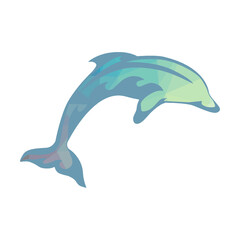 Dolphin, vector artwork