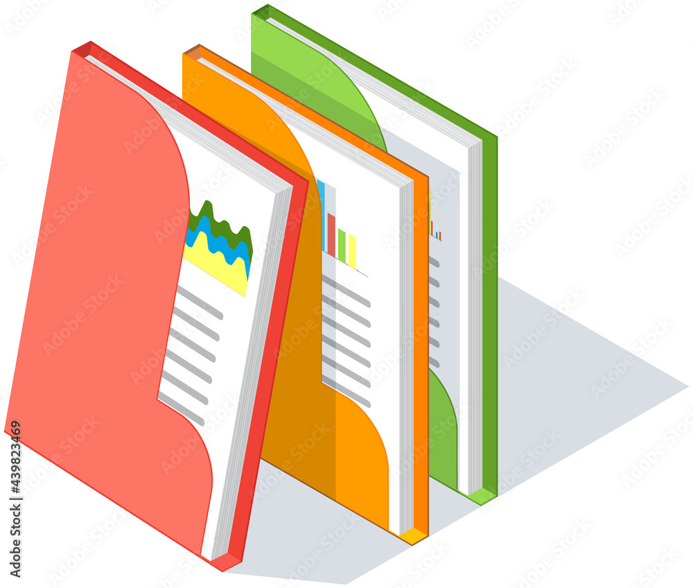 Poster visualize with business analytics. work with statistical data analysis, changing indicators. analyze