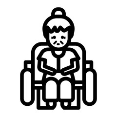Elderly on Wheelchair