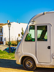 Caravan visit Antequera city , Spain