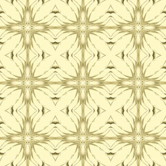 Seamless Golden Ornamental Pattern