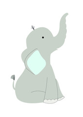 Baby elephant graphic