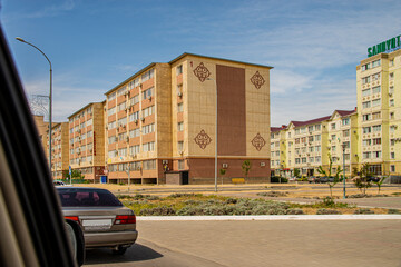 Виды города Актау. Новостройки