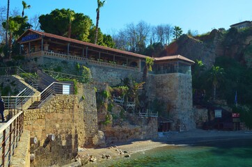 architecture of Kaleici-old town of Antalya