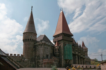 Zamek Hunedoara w Rumunii
