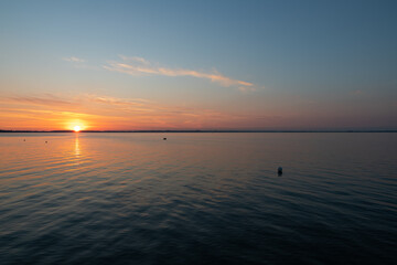 Obraz premium sunset in the sea
