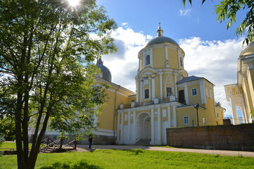 Fototapeta premium Russia, Tver region, Nilo-Stolobenskaya pustyn, Church of the Nile Stolobensky