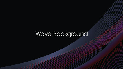 colorful wavy line style abstract background vektor
