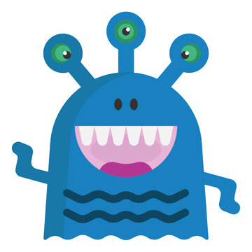 Sharp teeh monster icon