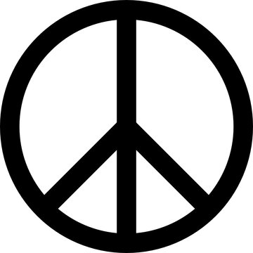 peace peace line icon