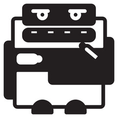 Rectangle monster icon