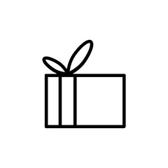 gift box line icon