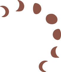 Boho Moon illustration