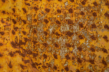 Grunge rusted metal texture, rust, and oxidized metal background. Old metal iron panel