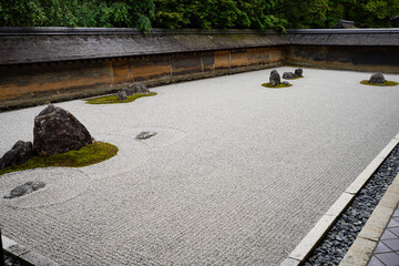 Ryuanji Temple in Kyoto.