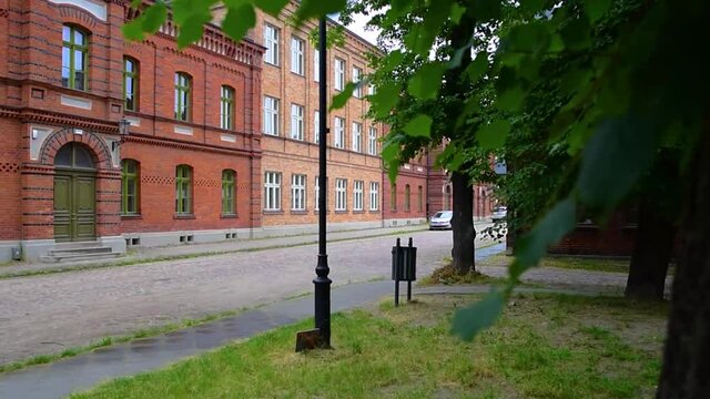 Domy robotnik&oacute;w przy fabryce Sheiblera, Księży Młyn, Ł&oacute;dź, Polska