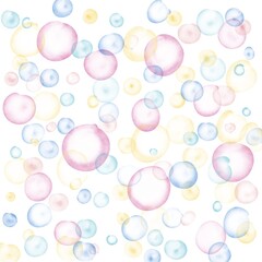 An abstract background of watercolor spots.