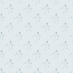 zodiac sighns blue seamless pattern