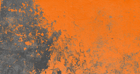 Empty space of Cement grunge wall background in 3D illustrations, Of free space for you copy and branding. View from top.