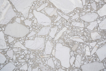 White granite stone wall texture background