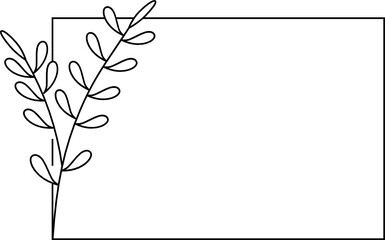 Leaf Branch Wedding Wreath Circle Frame