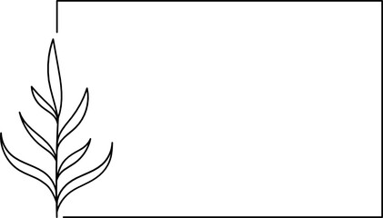 Leaf Branch Wedding Wreath Circle Frame