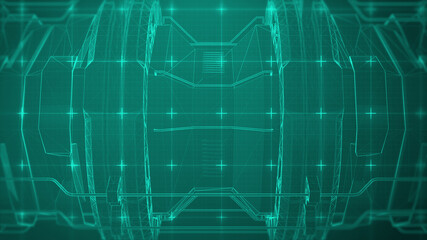 幾何学的なデジタルのイメージの背景